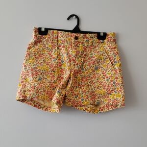Toad&Co Earthworks Camp Shorts Straw Ditsy Print